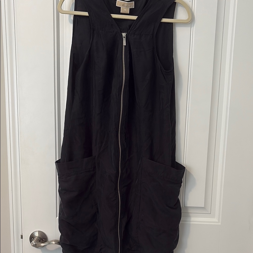 Michael Kors Black Halter Sheath Mini Dress